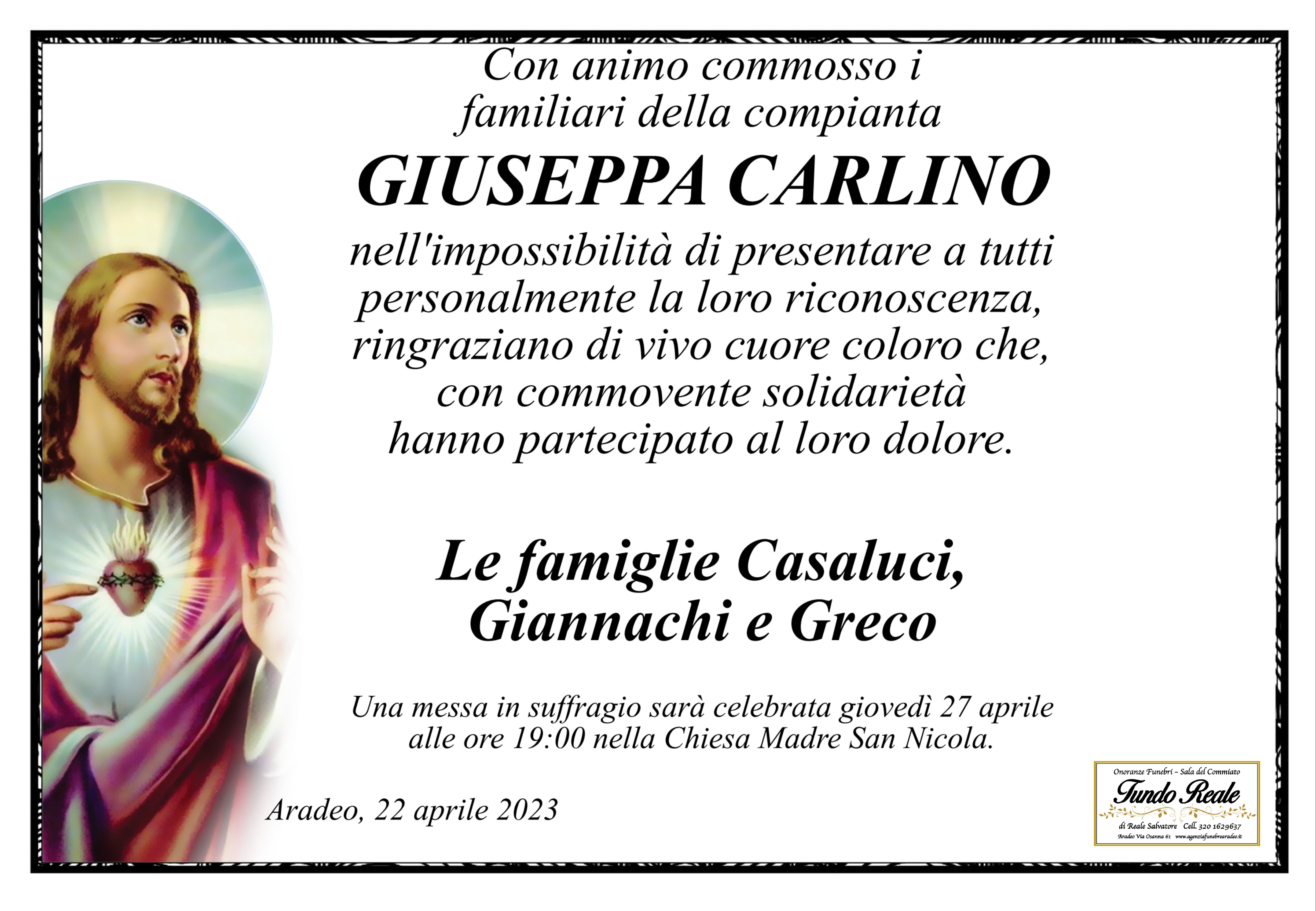 Famiglia Carlino Giuseppa