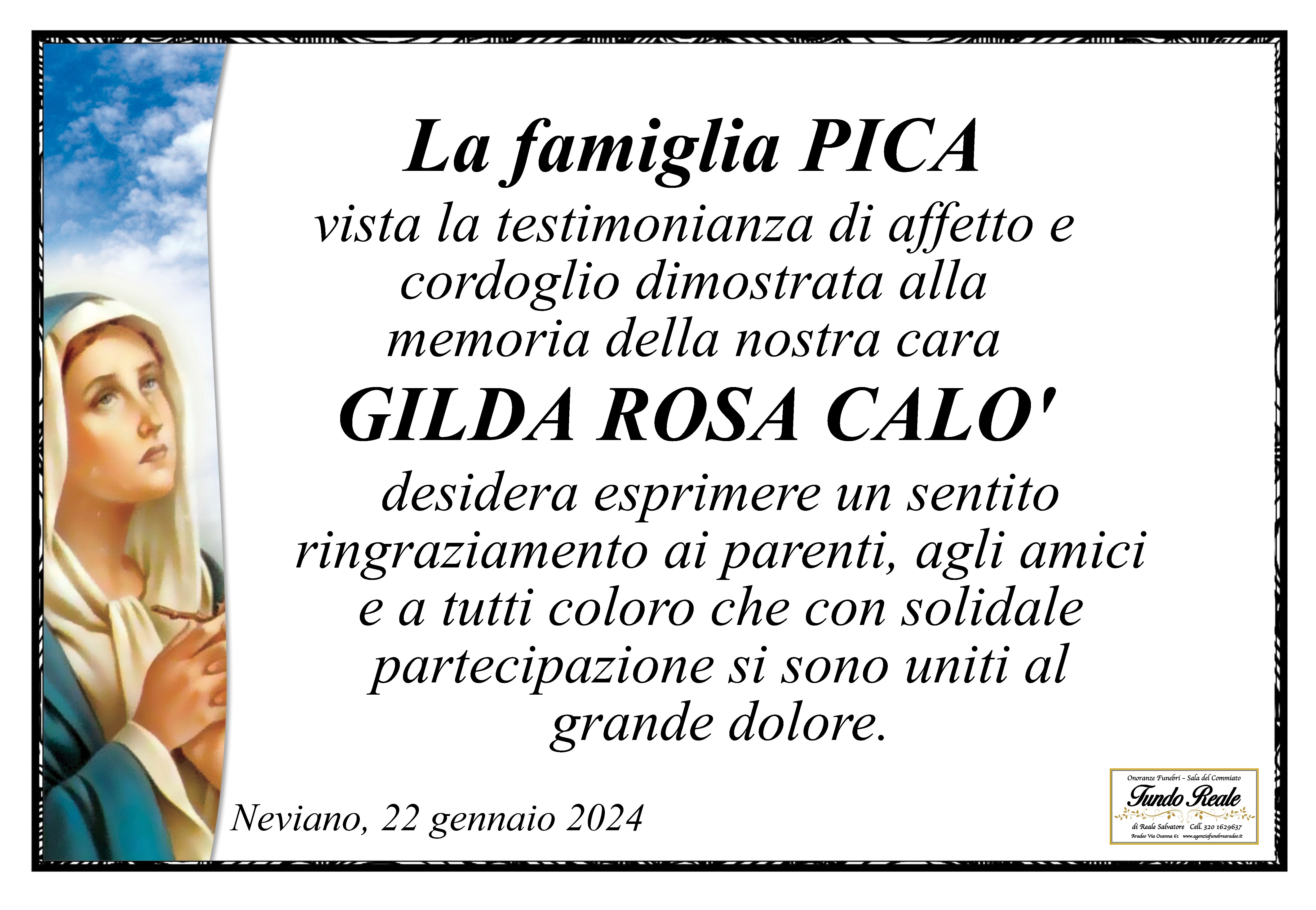 Famiglia Calò Gilda Rosa