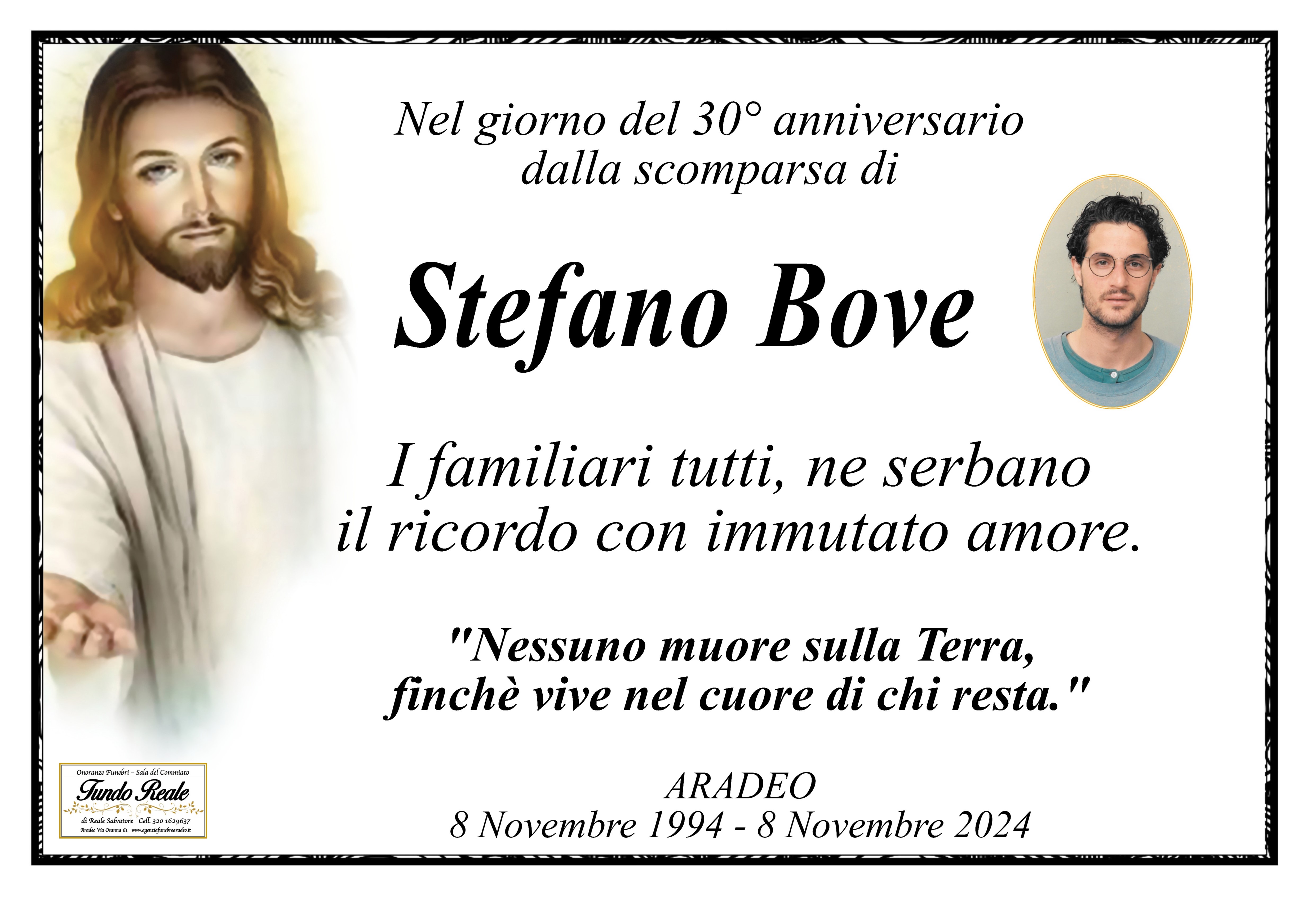 30° anniversario Bove Stefano